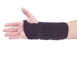 Alimed Wrist Brace Freedom® Comfort™ Foam / Metal / Polyester Left Hand Black Medium - Each - 2970010196-EA