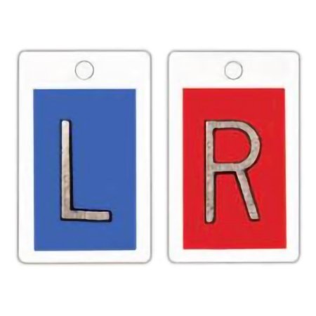 Wolf X-Ray X-Ray Marker Set 1 Inch Blue / Red Left / Right 1 Set - ST/1 - 50163-ST