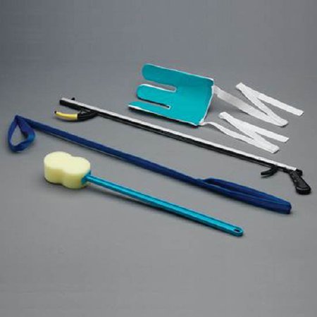 Patterson Medical Supply ADL Hip / Knee Equipment Kit SammonsPreston® Hip Kit 9 Reacher - 32 Inch Length / Leg Lifter - 41 Inch Length - Each - 554996-EA