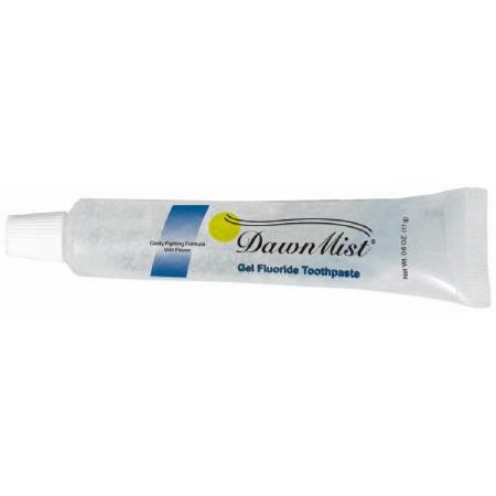 Donovan Industries Toothpaste DawnMist® Fresh Mint Flavor 0.6 oz. Tube - Case of 720 - RTP06-CS
