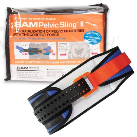 The Seaberg Company Pelvic Belt SAM Pelvic Sling™ II Standard Buckle / Hook and Loop Strap Closure Pelvis - Each - PS301-OB-EN-EA
