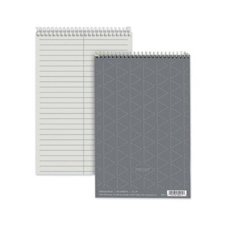 TOPS™ Prism Steno Pads, Gregg Rule, Gray Cover, 80 Gray 6 x 9 Sheets, 4/Pack - Pack of 1 - TOP-80274-PK