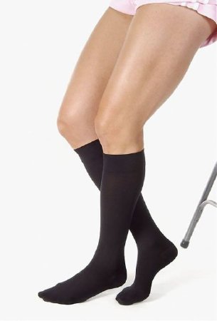 BSN Medical Compression Stocking JOBST® Relief® Knee High Large Black Closed Toe - Pair - 114738-PR