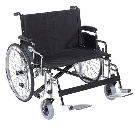 Drive Medical Bariatric Wheelchair drive™ Sentra EC Desk Length Arm Black Upholstery 26 Inch Seat Width Adult 700 lbs. Weight Capacity - Each - STD26ECDDA-EA