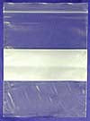 Donovan Industries Reclosable Bag DawnMist® 8 X 10 Inch Plastic Clear / White Block Zipper Closure - Box of 1000 - ZIP810WB-BX