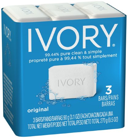 Care Line Soap Ivory® Bar 3 oz. Individually Wrapped Light Scent - Case of 72 - 0272364-CS