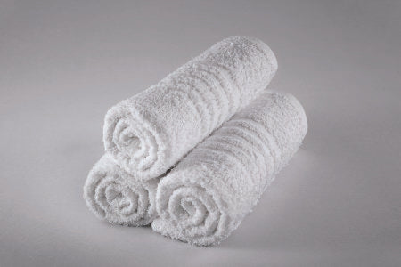 Standard Textile Bath Towel Royal Gold Foundations 20 X 40 Inch OE Cotton 86% / Polyester 14% White Reusable - DZ/12 - 40526400-DZ