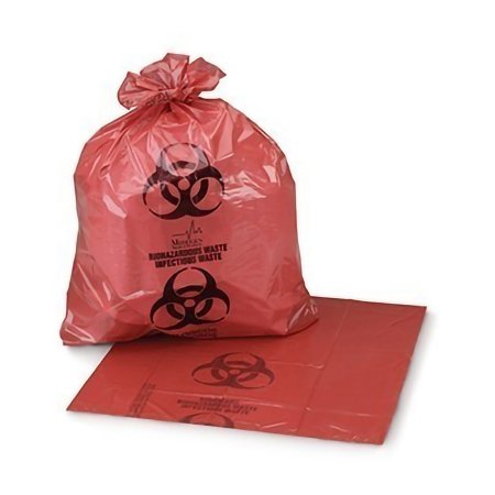 Medegen Medical Products LLC Biohazard Waste Bag Medegen Medical Products 40 to 45 gal. Red Bag HDPE 40 X 46 Inch - Case of 200 - 44-13-CS