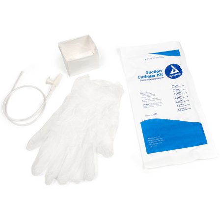 Dynarex Suction Catheter Kit 14 Fr. Sterile - Case of 50 - 4834-CS