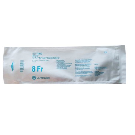 Vyaire Medical Suction Catheter Kit Tri-Flo® No Touch 8 Fr. NonSterile - Case of 100 - T164C-CS