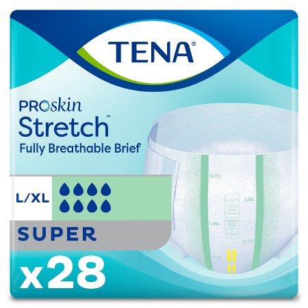 Essity HMS North America Inc Unisex Adult Incontinence Brief TENA ProSkin Stretch™ Super Large / X-Large Disposable Heavy Absorbency - Case of 2 - 67903-CS