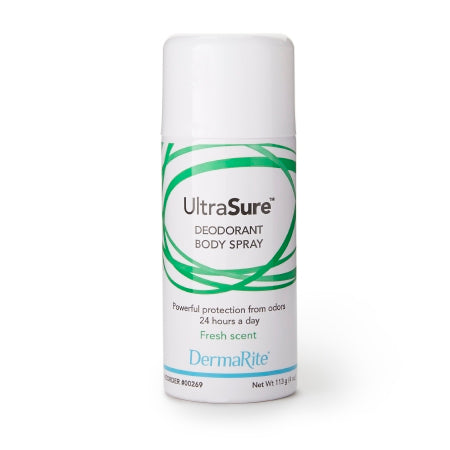 DermaRite Industries Deodorant Ultrasure™ Aerosol Spray 4 oz. Fresh Scent - Each - 00269-EA