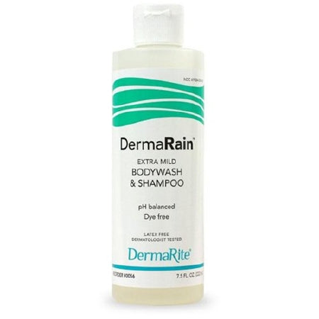 DermaRite Industries Shampoo and Body Wash DermaRain® 16 oz. Pump Bottle Scented - Case of 12 - 0060-CS