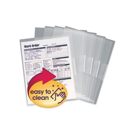 Smead™ Poly Translucent Project Jackets, Letter Size, Clear, 5/Pack - Pack of 1 - SMD-85751-PK