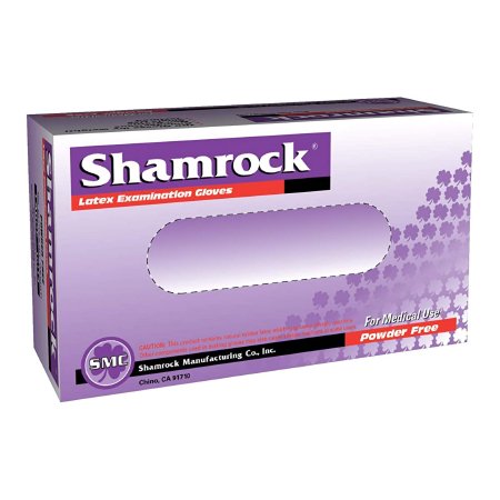 Shamrock Marketing Exam Glove 10000 Series Small NonSterile Latex Standard Cuff Length Fully Textured Ivory Not Rated - Case of 10 - 10111-CS