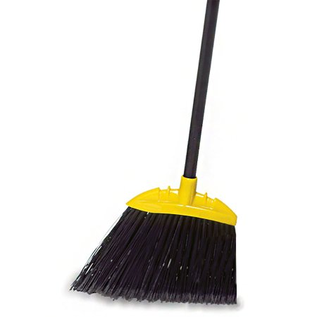 RJ Schinner Co Broom Lobby Pro® Executive Angled 7.5 Inch Sweep Face Black - Each - FG637400BLA-EA