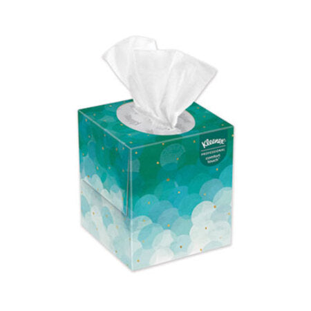 Kleenex® Boutique White Facial Tissue for Business, Pop-Up Box, 2-Ply, 95 Sheets/Box, 6 Boxes/Pack - Pack of 1 - KCC-21271-PK