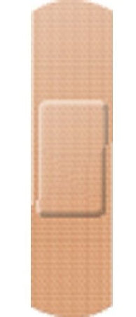 Dukal Adhesive Strip American® White Cross 3/4 X 3 Inch Fabric Rectangle Tan Sterile - Case of 12 - SVT3D-CS