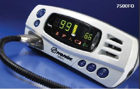 Nonin Medical Tabletop Pulse Oximeter 7500 Series - Each - 7500FO-01-EA