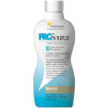 Medtrition/National Nutrition Oral Supplement ProSource® Neutral Flavor Liquid 30 oz. Bottle - Each - 11432-EA