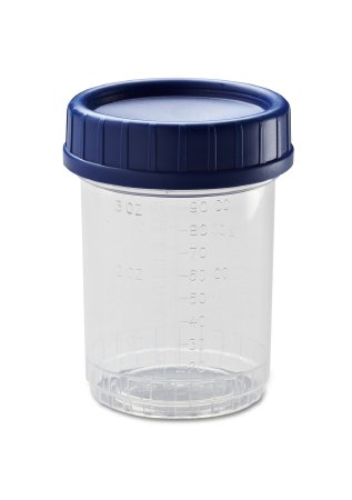 Medline Specimen Container for Pneumatic Tube Systems 120 mL (4 oz.) Screw Cap Patient Information Sterile Fluid Path - Bag of 75 - DYND30364-BG