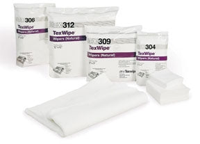 Fisher Scientific Cleanroom Wipe TexWipe® ISO Class 7 White NonSterile Cotton 12 X 12 Inch Disposable - Case of 1500 - 18308G-CS