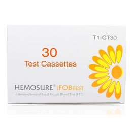 Hemosure Test Cassette 30 Cassettes For Hemosure® iFOBT Test Kit - Box of 30 - T1-CT30-BX
