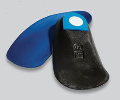 Alimed FREEDOM® High Impact Accommodator™ Shoe Insert Size 3 Polymer Black / Blue Male 8 to 9 / Female 8 to 9-1/2 - Pair - 2970004746-PR