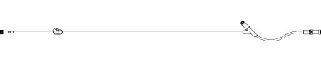 ICU Medical IV Extension Set Needle-Free Port Micro Bore 8 Inch Tubing - Case of 48 - 2065828-CS