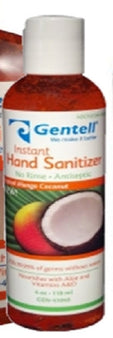 Gentell Hand Sanitizer with Aloe Gentell® 4 oz. Ethyl Alcohol Gel Bottle - Case of 24 - GEN-41040-CS