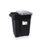 BD RCRA Waste Container Recykleen™ Black Base 23-1/2 H X 20 W X 14-3/4 D Inch Vertical Entry 17 Gallon - Case of 5 - 305071-CS