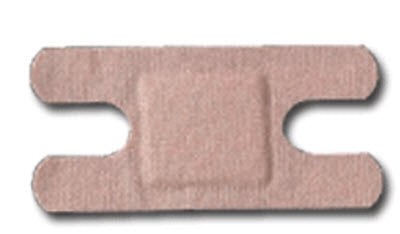 Dukal Adhesive Strip American® White Cross 1 X 3 Inch Fabric Knuckle Tan Sterile - Case of 12 - SV13D-CS