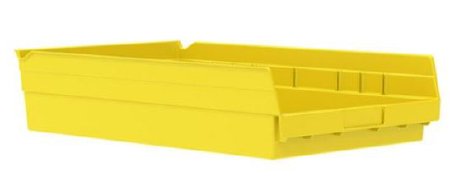 Akro-Mils Shelf Bin Yellow Industrial Grade Polymers 4 X 11-1/8 X 17-7/8 Inch - CT/12 - 30178YELLO-CT
