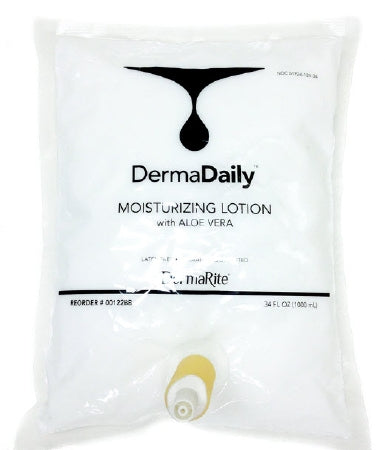 DermaRite Industries Hand and Body Moisturizer DermaDaily® 800 mL Dispenser Refill Bag Scented Lotion - Case of 12 - 00120BB-CS