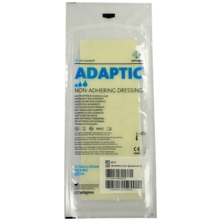 3M Systagenix/KCI Oil Emulsion Impregnated Dressing 3M™ Adaptic™ Rectangle 3 X 8 Inch Sterile - Pack of 1 - 2013-PK