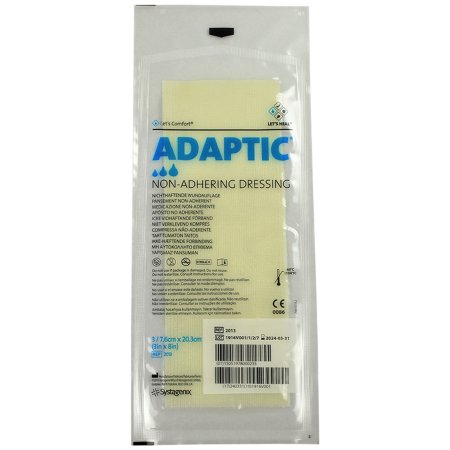 3M Systagenix/KCI Oil Emulsion Impregnated Dressing 3M™ Adaptic™ Rectangle 3 X 8 Inch Sterile - Box of 36 - 2013-BX