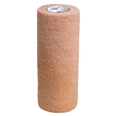 3M Cohesive Bandage 3M™ Coban™ 6 Inch X 5 Yard Self-Adherent Closure Tan NonSterile Standard Compression - Each - 1586-EA