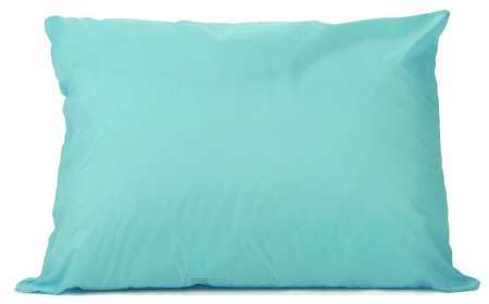 Standard Textile Bed Pillow PerVal® 21 X 26 Inch Blue Reusable - Case of 12 - 93390100-CS