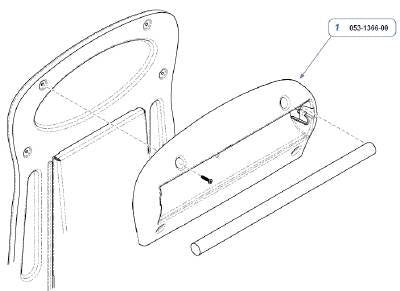 Midmark Paper Roll Holder - Each - 053-1366-00-EA