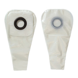 Hollister Ostomy Pouch Karaya 5 One-Piece System 16 Inch Length 7/8 Inch Stoma Drainable Convex, Pre-Cut - Box of 30 - 3278-BX