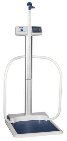 Tanita Column Scale with Handrail Digital Display 1000 lbs. / 474 kg Capacity Battery Operated - Each - PH-740-EA