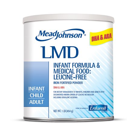 Mead Johnson Pediatric Oral Supplement LMD 1 lb. Can Powder Iron Leucine Metabolism Disorders - Case of 6 - 893101-CS