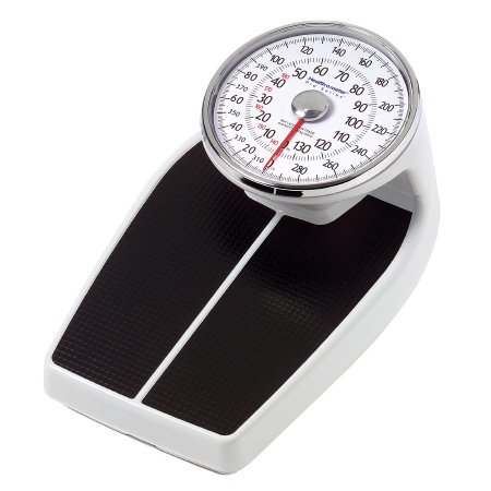 Health O Meter Floor Scale Health O Meter® Dial Display 400 lbs. / 180 kg Capacity Black / White Analog - Each - 160KLS-EA