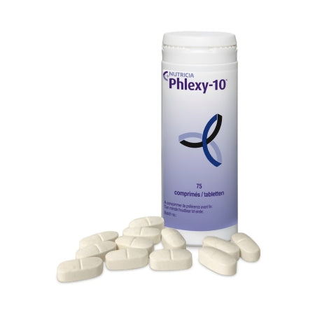Nutricia North America Oral Supplement Phlexy-10® Unflavored Tablet 75 per Bottle Bottle - BT/1 - 49300-BT