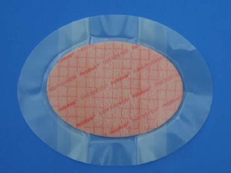 Ferris Manufacturing Silver Foam Dressing Polymem® Shapes® 6-1/2 X 8-1/5 Inch Oval Sterile - Case of 20 - 1886-CS