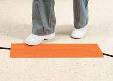 Sandel Medical Industries Cord Alert Trip-No-More™ Nonsterile, 8 Inch X 125 Foot, Bright Orange, Adhesive Strip, Nonsterile, Disposable, - Case of 1 - 2309-CS