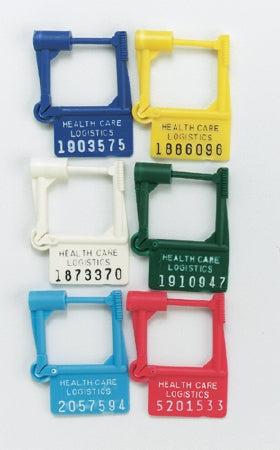 Health Care Logistics Padlock Seal Health Care Logistics Consecutively Numbered Purple Polypropylene 1-1/2 X 1-7/8 Inch - Pack of 100 - 7914-PK