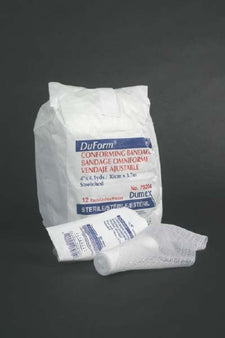 Gentell Conforming Bandage Duform 3 Inch X 4-1/10 Yard 1 per Pack Sterile 1-Ply Roll Shape - Case of 96 - 75203-CS