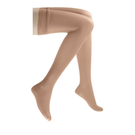 BSN Medical Compression Stocking JOBST® Ultrasheer Thigh High Large Suntan Closed Toe - Pair - 119383-PR