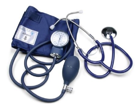 Graham-Field Reusable Aneroid / Stethoscope Set Lumiscope® 23 to 33 cm Large Adult Cuff Single Head General Exam Stethoscope Pocket Aneroid - Each - 100-019LA-EA